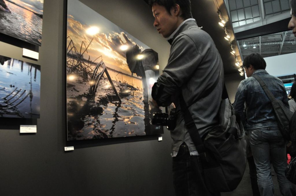 Fuarın bir kısmı fotoğraf sergilerine ayrılmış