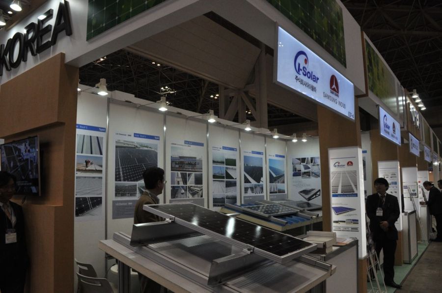 Panel montaj sistemleri. Bu seneki PVJapan fuarını inşaat ve montaj şirketleri doldurmuştu.