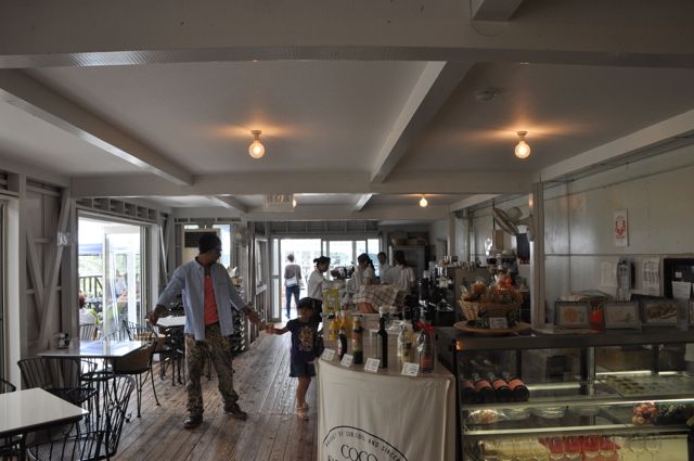 Cafe'nin iç kısmı