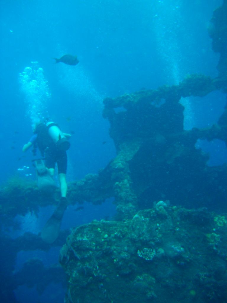 Batığın güvertesinde girerken