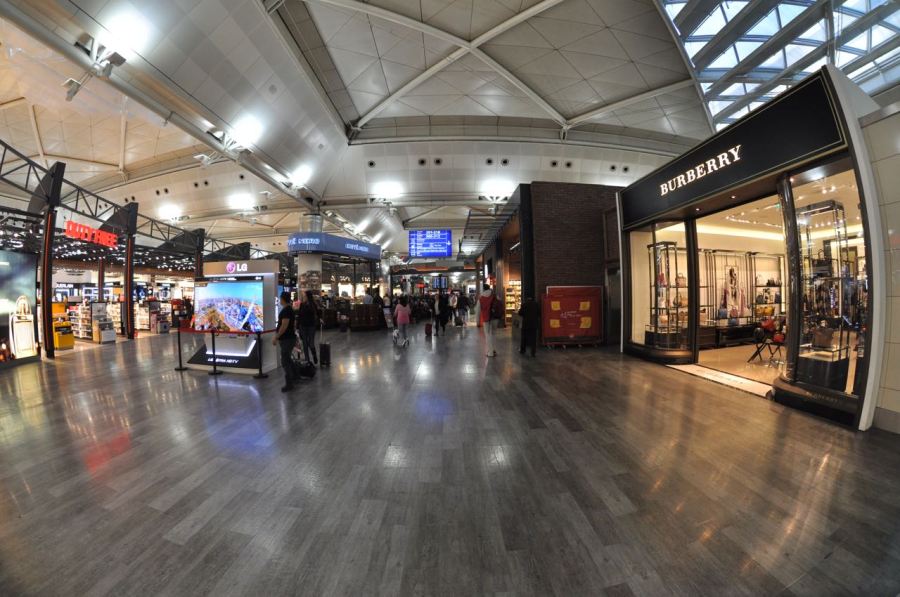 Istanbul havaalanında duty free