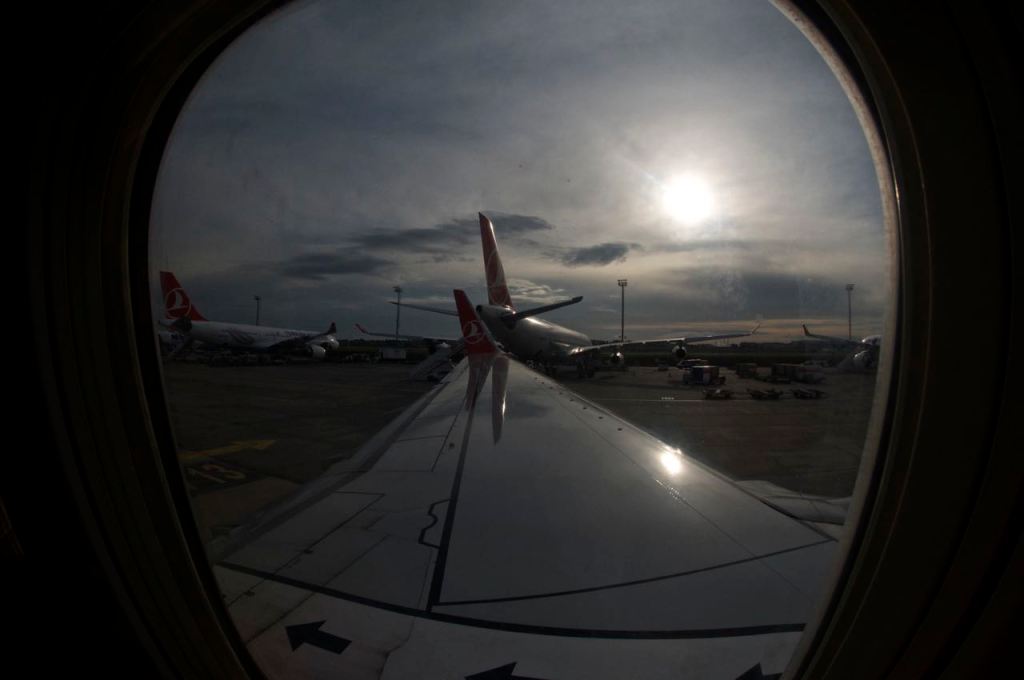 THY  penceresinden kalkış için taksi durumu