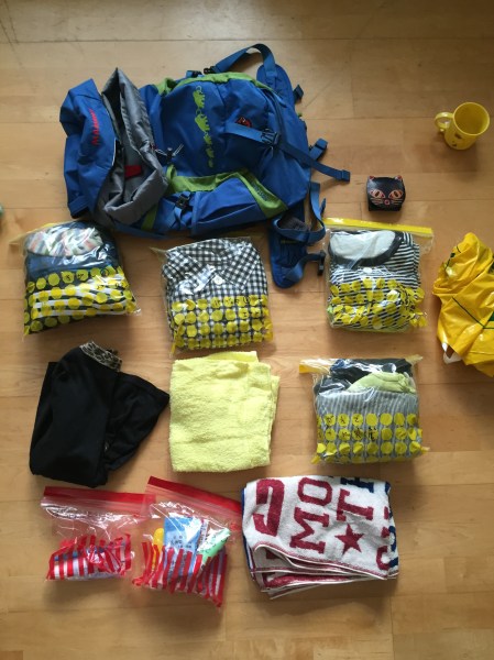 Kaan'ın kamp envanteri