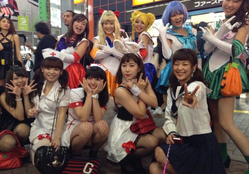 Geçen seneki Halloween günlerinden Shibuya
